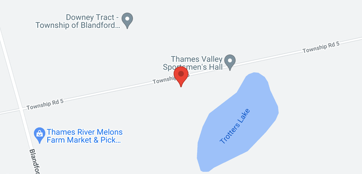 map of 766080 TOWNSHIP ROAD 5 Road
